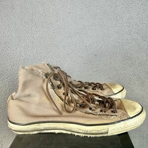 Converse All Star John Varvatos Mens Unreleased SAMPLE Tan Beige Size 9 Sneakers